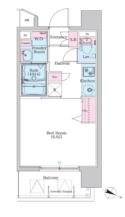 2階の間取り図