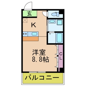 6階の間取り図