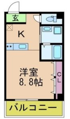 8階の間取り図