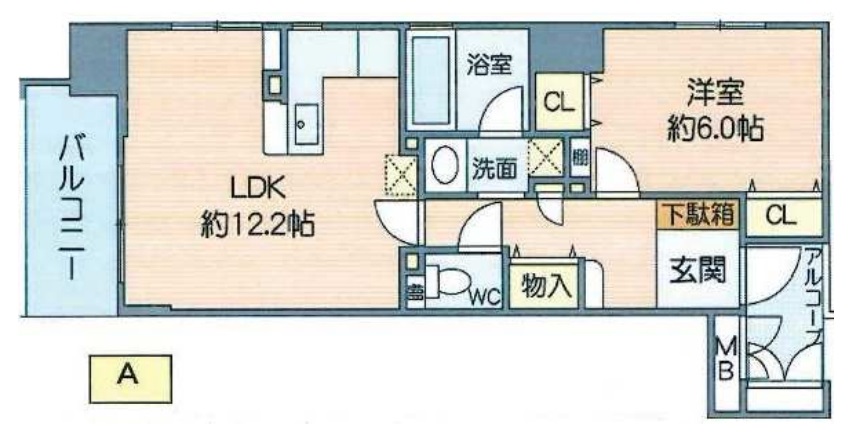 10階の間取り図