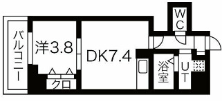 4階の間取り図