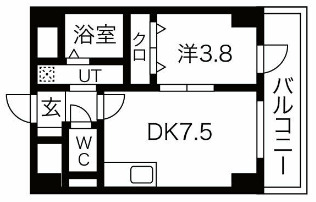 4階の間取り図