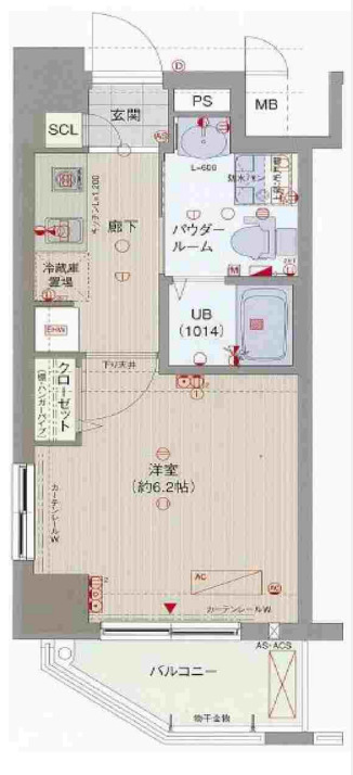 9階の間取り図
