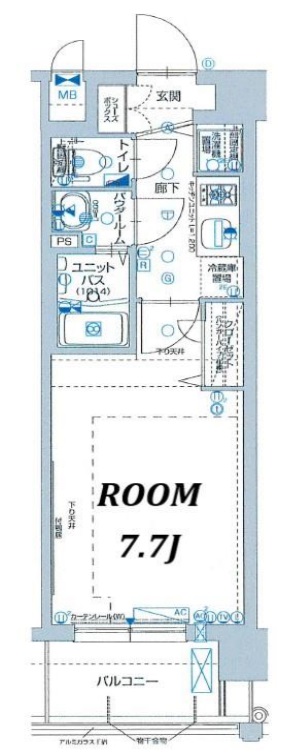 5階の間取り図