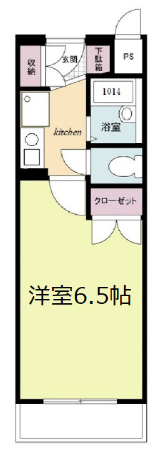 4階の間取り図