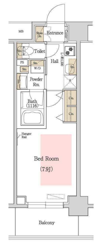 5階の間取り図