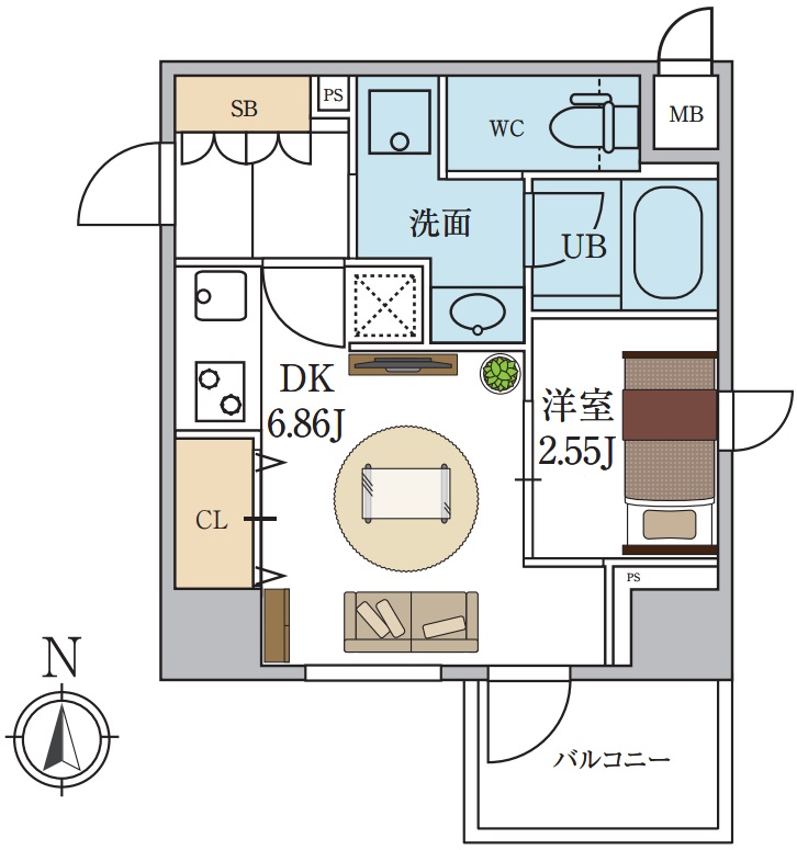 シーズンフラッツ新町