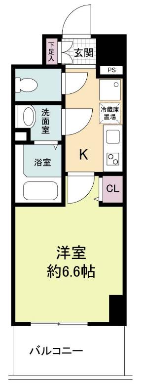 べクス福島 　洋室6.6帖