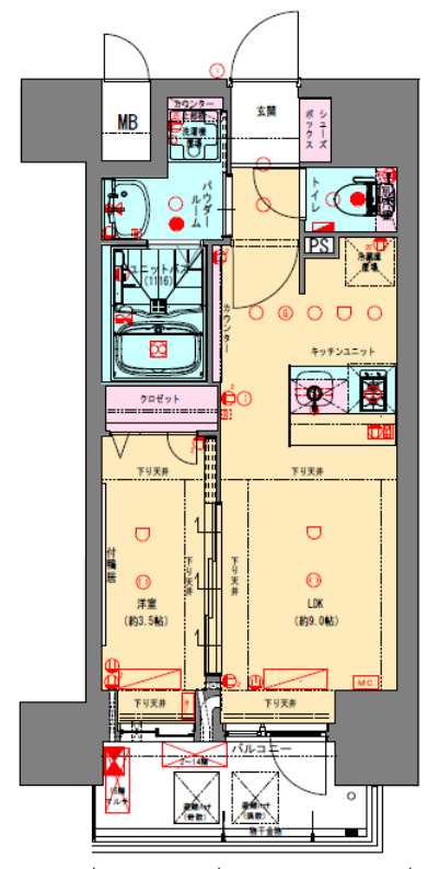 プレサンス立売堀ベルヴィル