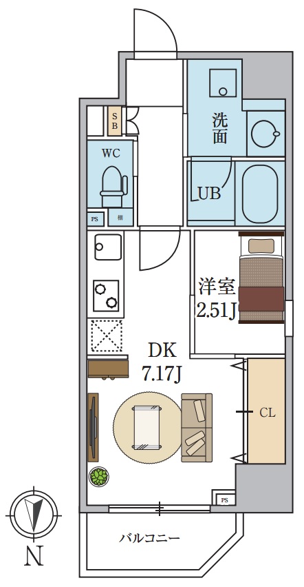シーズンフラッツ新町