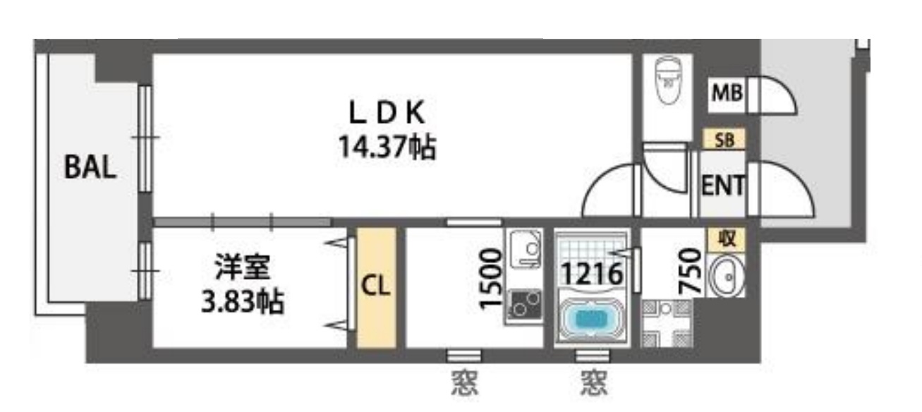 ブリリアント扇町公園