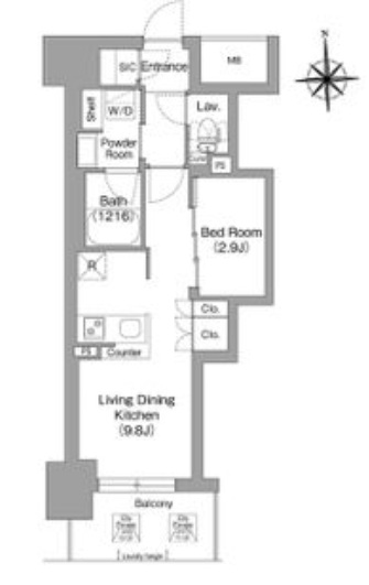 コンフォリア・リヴ博労町一丁目Q