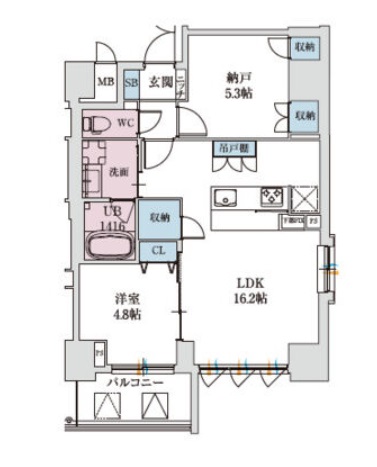 3階の間取り図