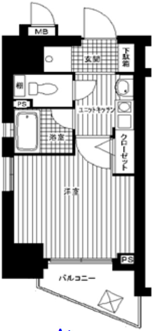 3階の間取り図