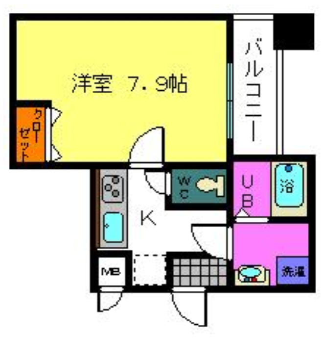 6階の間取り図