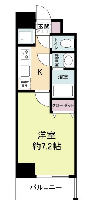 8階の間取り図