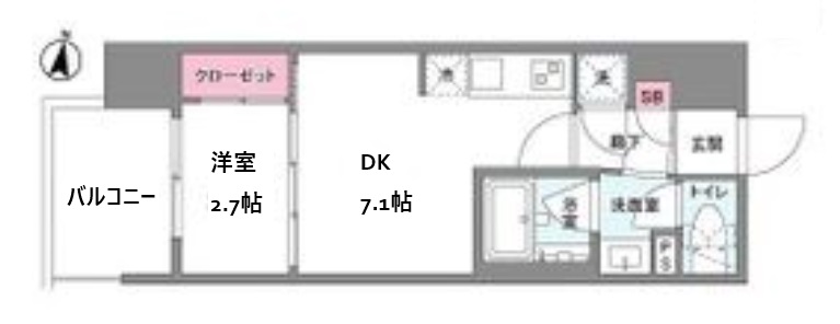 12階の間取り図