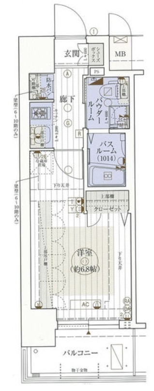10階の間取り図