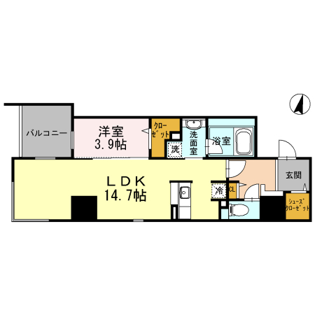 14階の間取り図