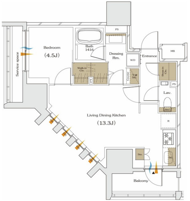 ザ・パークハビオ谷町六丁目クロス
