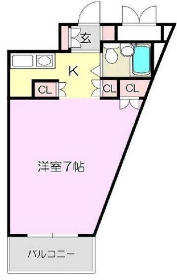 7階の間取り図