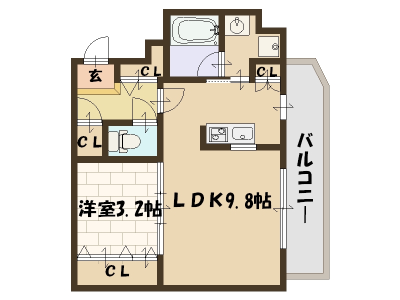 6階の間取り図