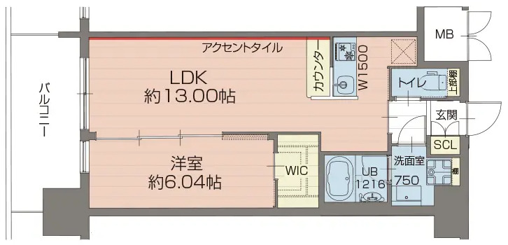 3階の間取り図