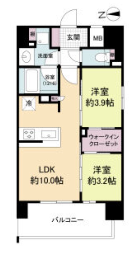 7階の間取り図
