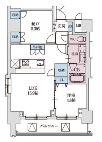 11階の間取り図