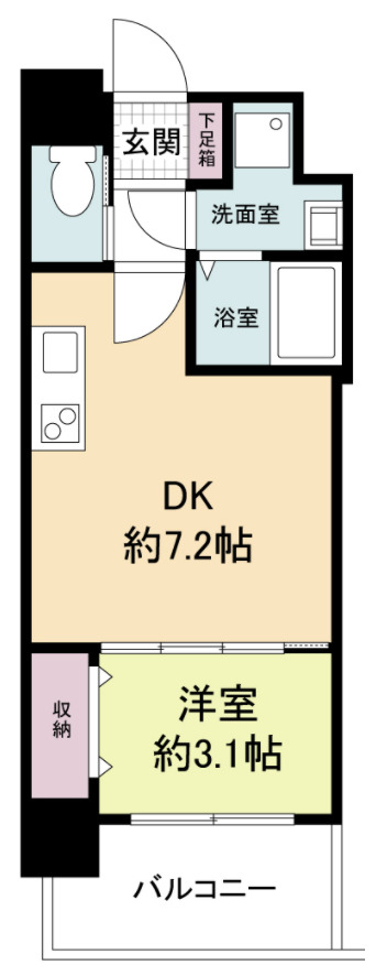 3階の間取り図