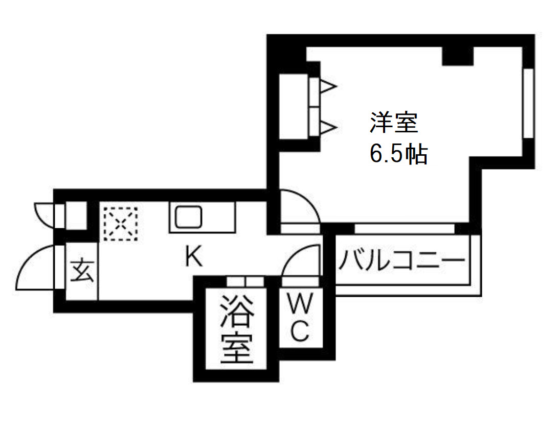 6階の間取り図