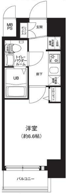 2階の間取り図