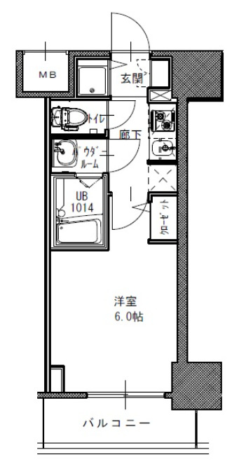 8階の間取り図