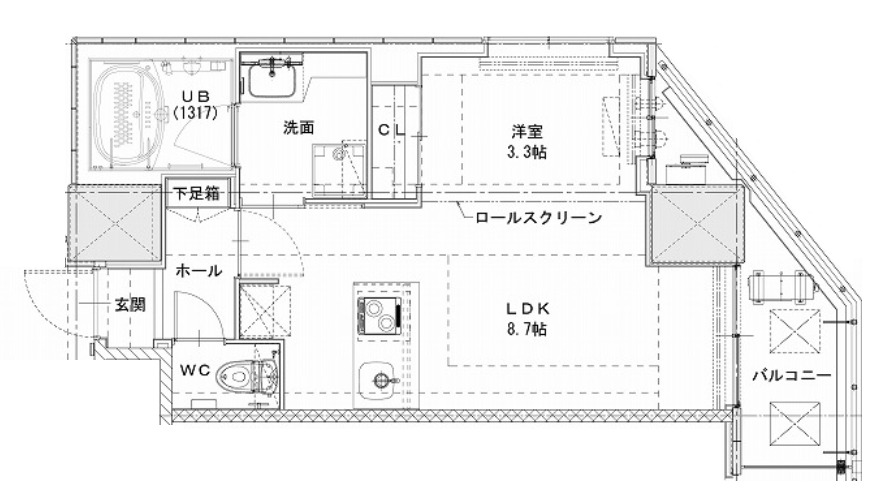 9階の間取り図