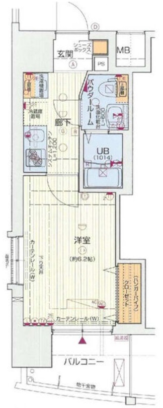 7階の間取り図