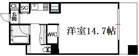 7階の間取り図