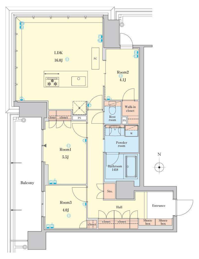 11階の間取り図