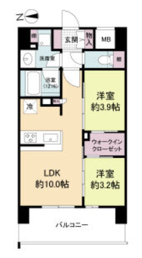 3階の間取り図