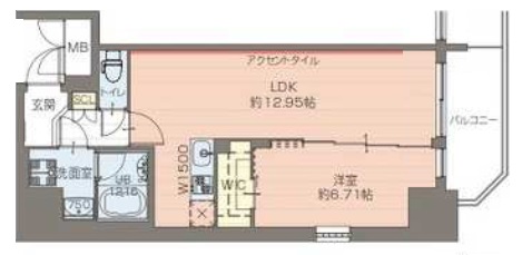 4階の間取り図