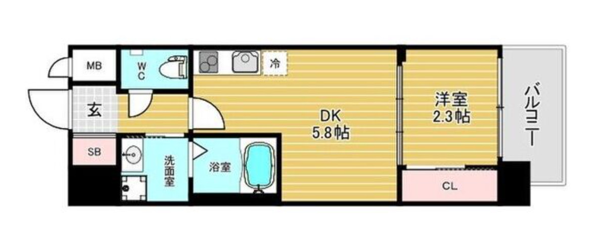 2階の間取り図