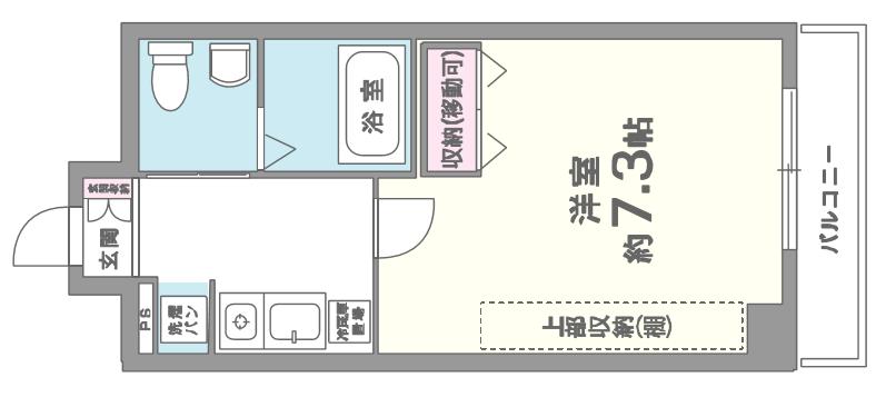8階の間取り図
