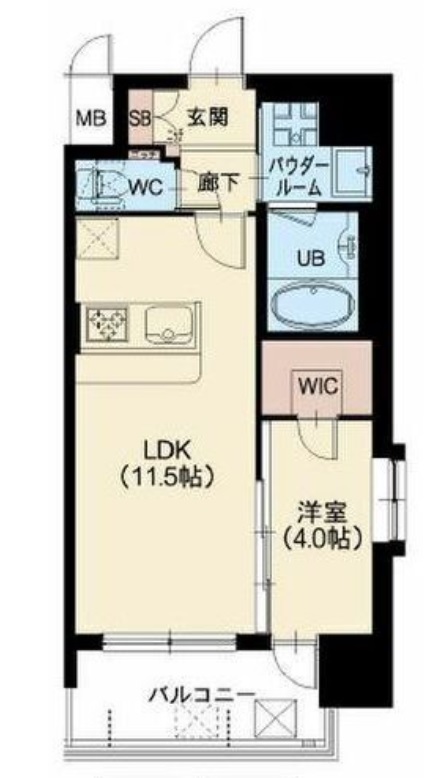 5階の間取り図