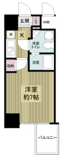 9階の間取り図