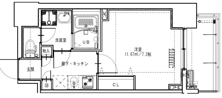 13階の間取り図