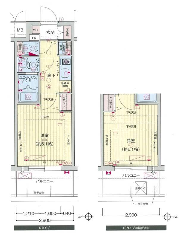 3階の間取り図