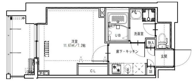 5階の間取り図