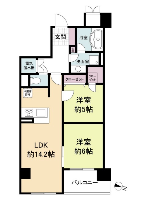 14階の間取り図