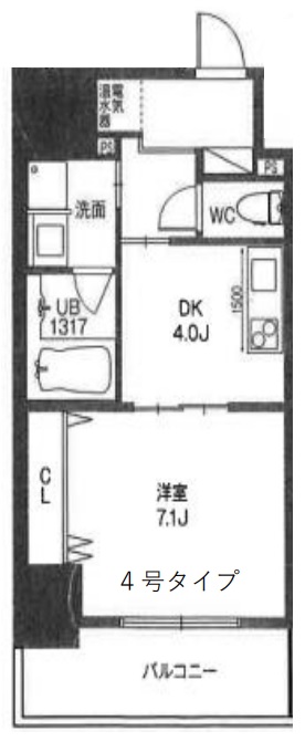 2階の間取り図
