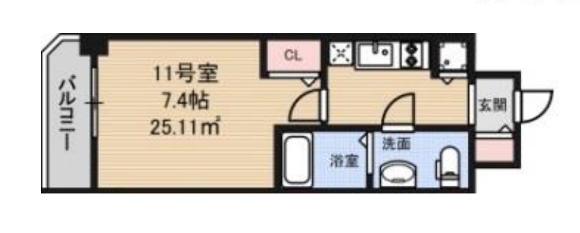 9階の間取り図