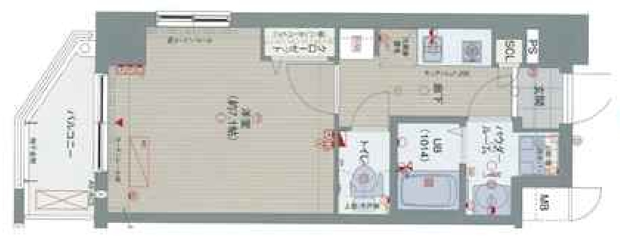 8階の間取り図